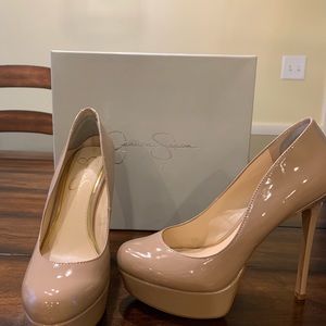 Nude sexy high heels